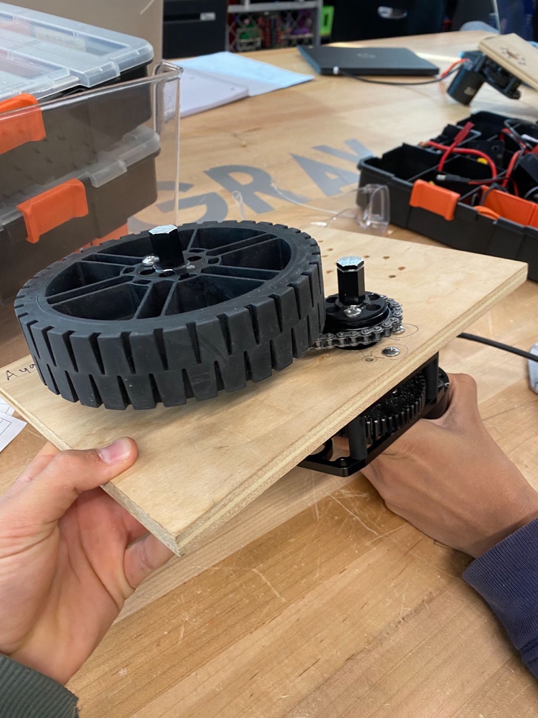 Drive Train Test Board photo 9 of 11, fall 2026