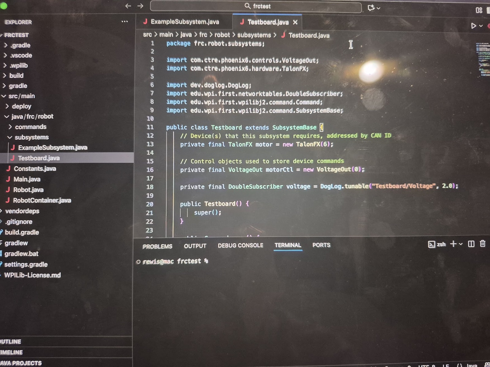 Code photo 1 of 2, fall 2026