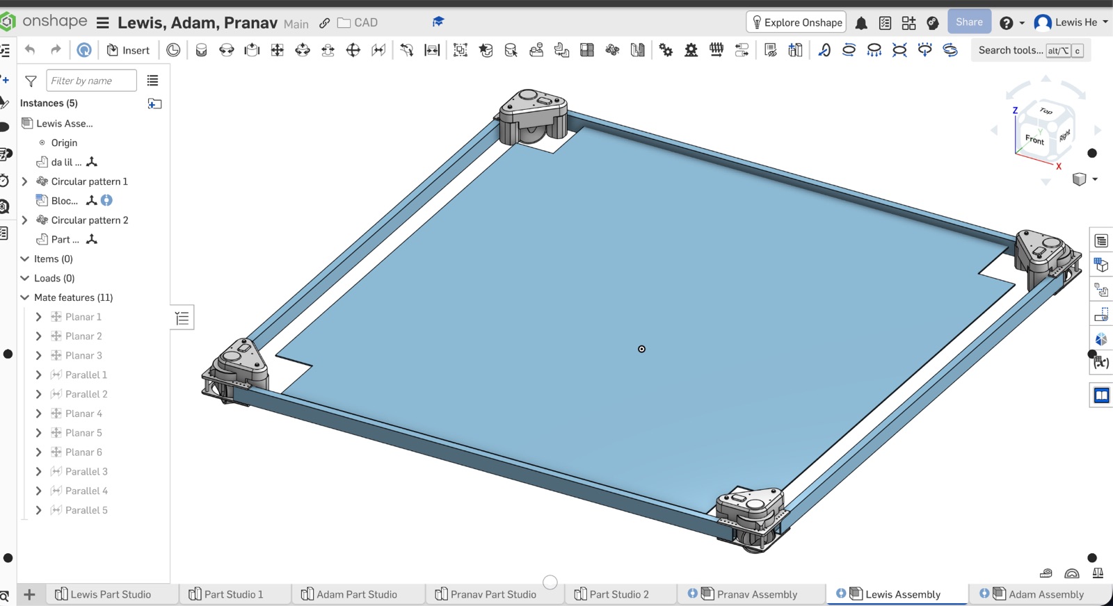 CAD in Onshape photo 2 of 3, fall 2026